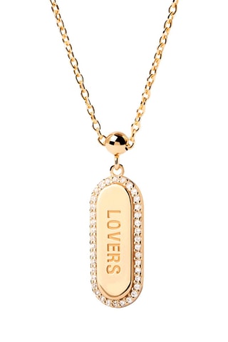 Charm Lovers - Argent plaqué or jaune et zircons