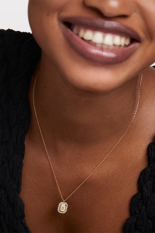Collier Gémeaux - Argent plaqué or jaune