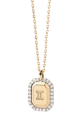 Collier Gémeaux - Argent plaqué or jaune