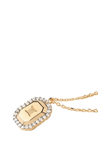 Collier Gémeaux - Argent plaqué or jaune