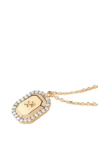 Collier Sagittaire - Argent plaqué or jaune
