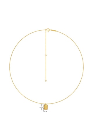 Collier Sagittaire - Argent plaqué or jaune