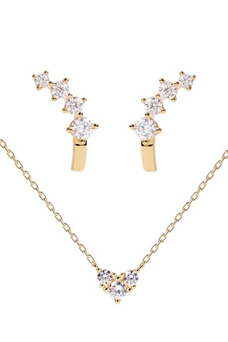 Parure The Forever Gold Set The Forever - Argent plaqué or jaune 