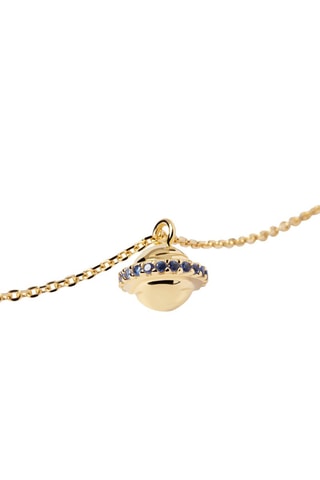 Collier Saturn Trip Necklace Les Petites - Argent plaqué or jaune 