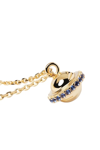 Collier Saturn Trip Necklace Les Petites - Argent plaqué or jaune 