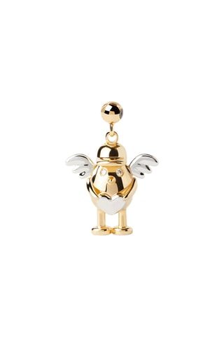Charm Cupid - Argent plaqué or jaune