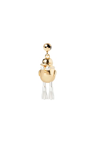 Charm Scuba diver - Argent plaqué or jaune