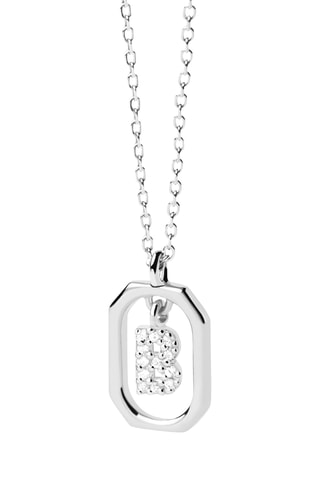 Collier Mini Letter B - Argent