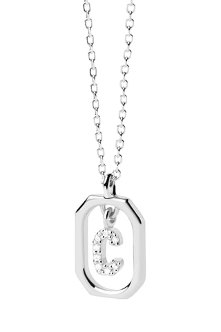 Collier Mini Letter C - Argent