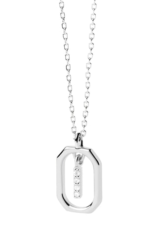 Collier Mini Letter I - Argent