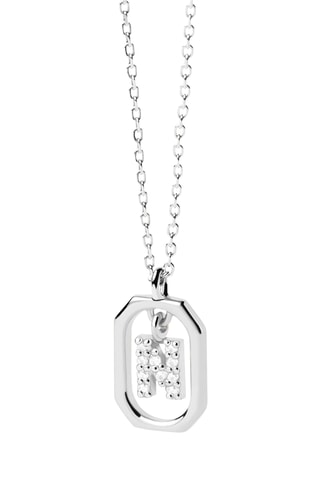 Collier Mini Letter N - Argent