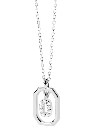 Collier Mini Letter O - Argent