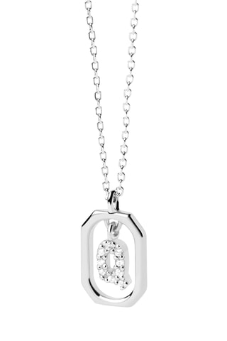 Collier Mini Letter Q - Argent