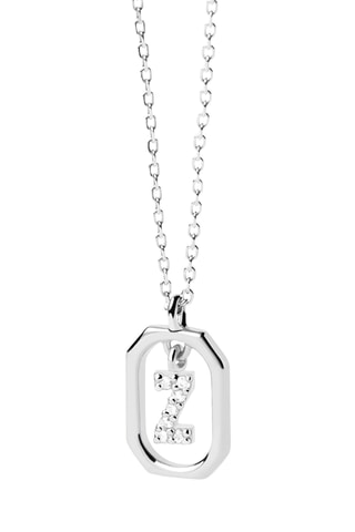Collier Mini Letter Z - Argent