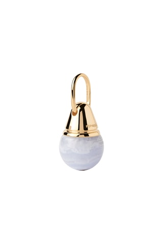 Pendentif Riviera - Argent plaqué or jaune et agate