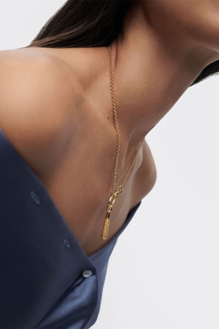 Pendentif Popcorn - Argent plaqué et or jaune 