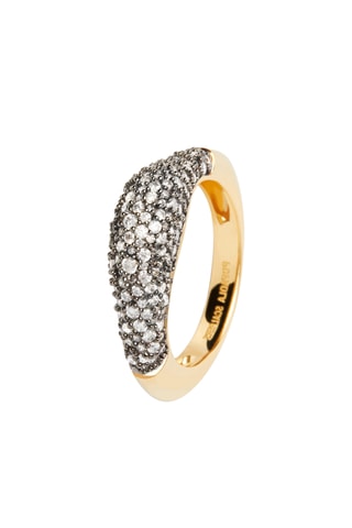 Bague - Argent plaqué or jaune