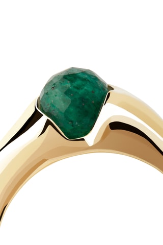 Bague - Argent plaqué or jaune