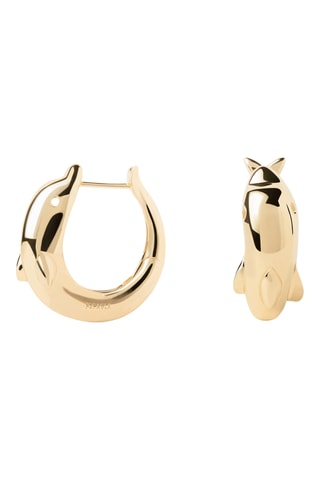 Créoles - Argent plaqué or jaune