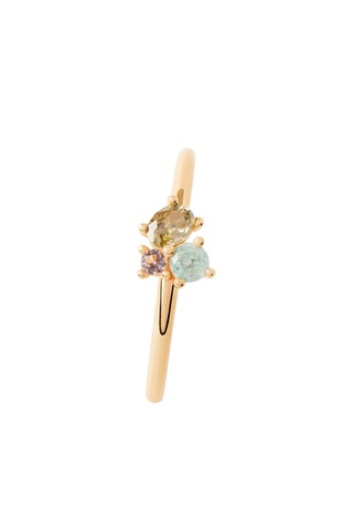 Bague Petal - Argent plaqué or jaune