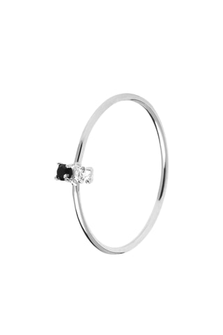 Bague Carbon - Argent