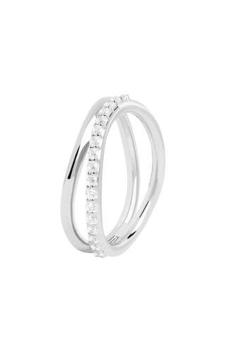 Bague Twister - Argent