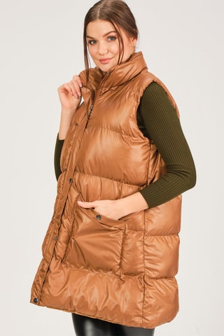 Doudoune sans manches - Camel
