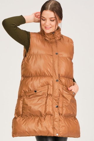 Doudoune sans manches - Camel