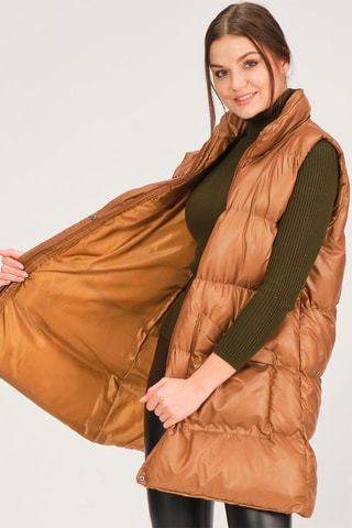 Doudoune sans manches - Camel