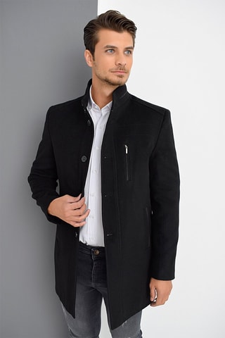 Manteau en laine - Noir