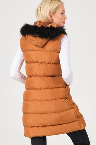 Doudoune sans manches - Orange