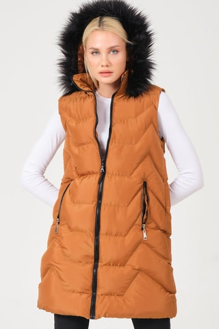 Doudoune sans manches - Orange