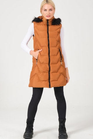 Doudoune sans manches - Orange