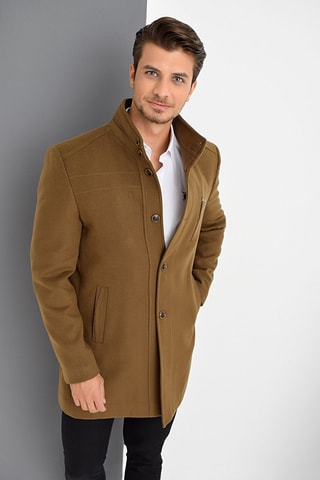 Manteau en laine - Camel
