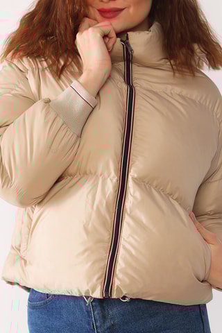 Doudoune à capuche - Beige