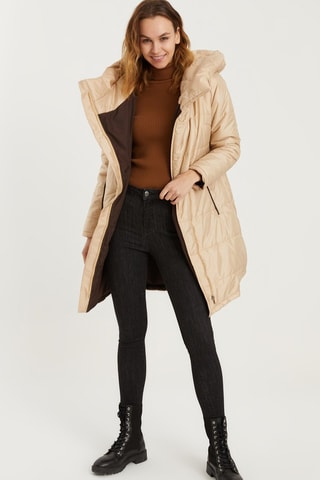 Doudoune à capuche - Beige