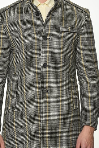 Manteau regular en laine - Gris
