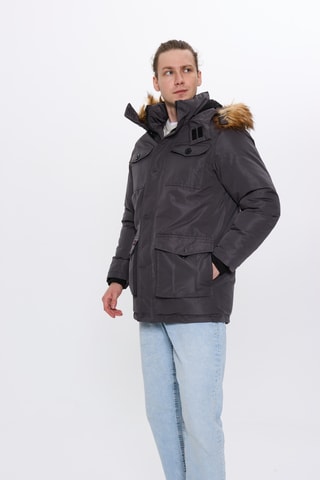 Parka met Capuchon - Antraciet