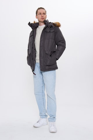 Parka met Capuchon - Antraciet