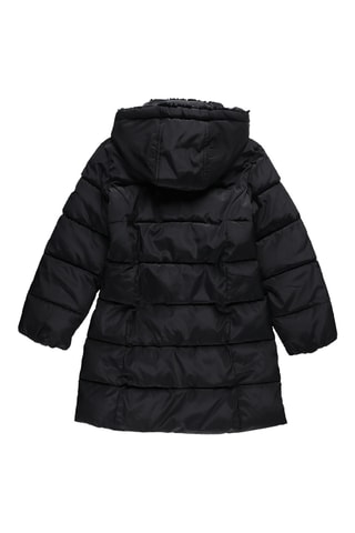 Gewatteerde Jas met Capuchon - Marineblauw