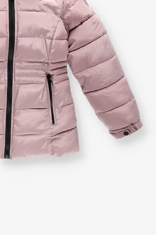 Gewatteerde Jas met Capuchon - Roze