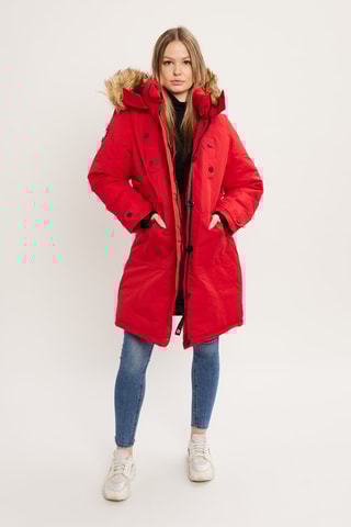 Parka met Capuchon - Rood