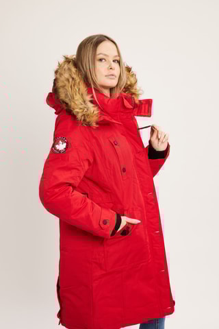 Parka met Capuchon - Rood