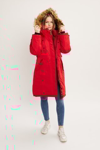 Parka met Capuchon - Rood
