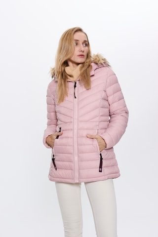 Gewatteerde Jas met Capuchon - Roze