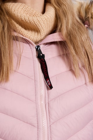 Gewatteerde Jas met Capuchon - Roze