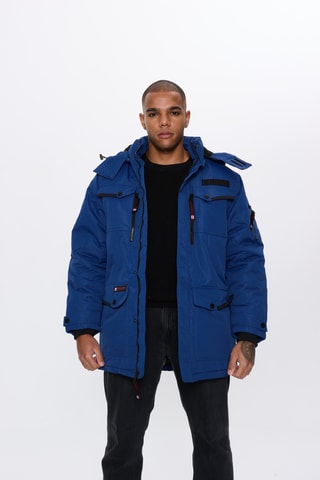 Parka met Capuchon - Kobaltblauw