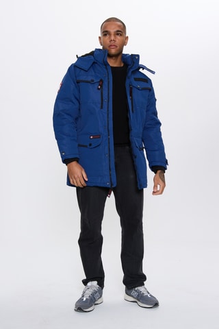 Parka met Capuchon - Kobaltblauw