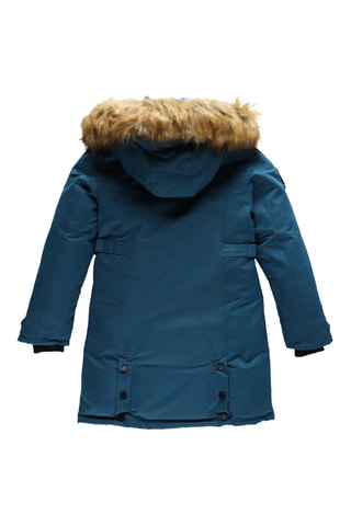 Parka met Capuchon - Petrolblauw