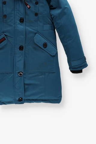Parka met Capuchon - Petrolblauw